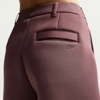 Nike Sportswear женская Loose Mid-Rise Fleece Trousers цвет фиолетовый