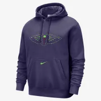 New Orleans Pelicans Club City Edition чоловічі Nike NBA Fleece Pullover Толстовка з капюшоном колір фіолетовий
