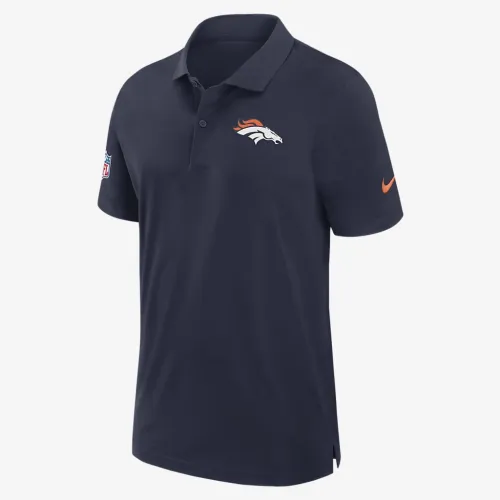 Denver Broncos Sideline чоловічі Nike Dri-FIT NFL Polo блакитний