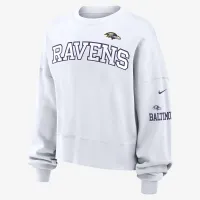 Baltimore Ravens жіноча Nike NFL Pullover Crew колір білий