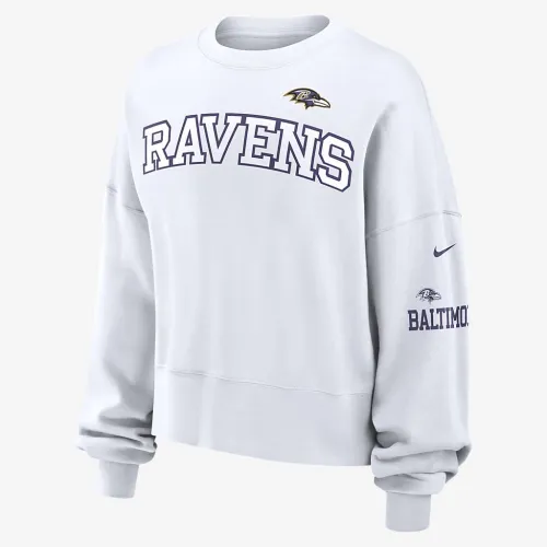 Baltimore Ravens женская Nike NFL Pullover Crew цвет белый