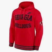 Georgia Bulldogs Legacy Retro Men’s Nike College Pullover Толстовка з капюшоном колір червоний