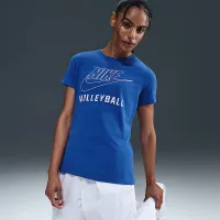 Nike Swoosh жіноча волейбольні футболка блакитний