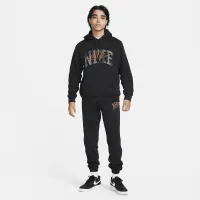 Nike Club Fleece мужские Pullover Толстовка с капюшоном цвет черный