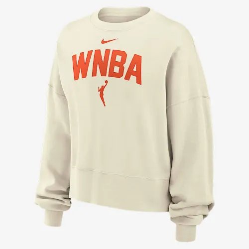 Nike Phoenix Fleece жіноча WNBA Crew-Neck світшот колір білий