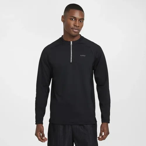Nike LeBron DNA мужские Dri-FIT 1/4-Zip баскетбольные Top цвет черный