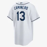 Junior Caminero Tampa Bay Rays чоловічі Nike MLB Replica Jersey колір білий