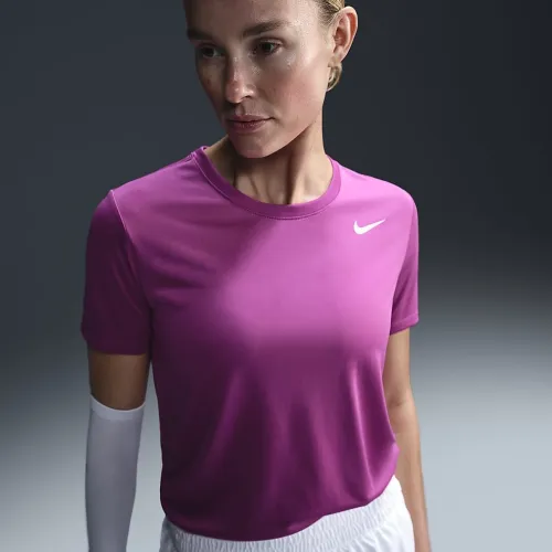 Nike Dri-FIT женская футболка цвет фиолетовый
