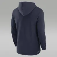 North Carolina Tar Heels Sideline чоловічі Nike Dri-FIT College Long-Sleeve Hooded Top блакитний