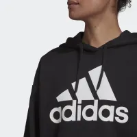Кофта/футболка adidas Essentials Logo Boyfriend Fleece Толстовка з капюшоном HD1756 - Чорні
