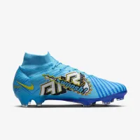 Nike Zoom Mercurial Superfly 9 Elite KM FG Firm-Ground High-Top футбольні бутси блакитний