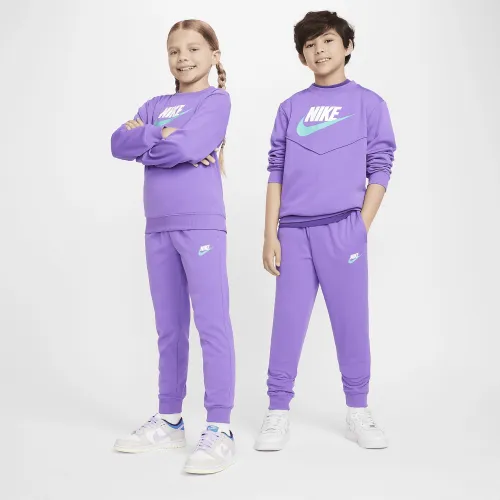Nike Sportswear Big дитячі Tracksuit колір фіолетовий