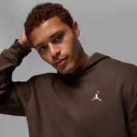 Nike Jordan Brooklyn Fleece чоловічі Pullover Толстовка з капюшоном колір коричневий