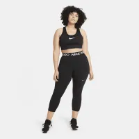 Nike Pro женская Mid-Rise Crop лосины (большие размеры) цвет черный
