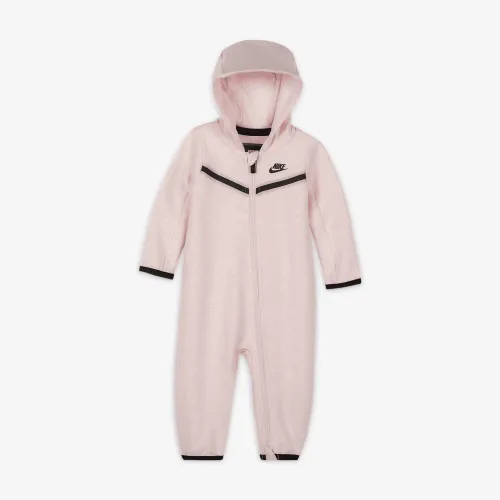 Nike Sportswear Tech Fleece Baby (0-9M) Full-Zip Coverall Pink