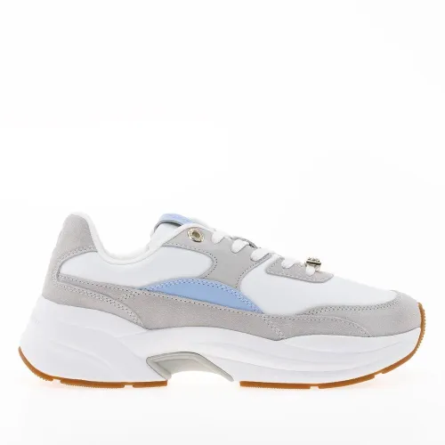 Кросівки Tommy Hilfiger Chunky Feminine Runner Hardware FW0FW07703-PQT - біло-сірі