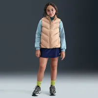 Nike Sportswear All Day Play Big детские Therma-FIT Loose-Fit Puffer Vest цвет коричневый