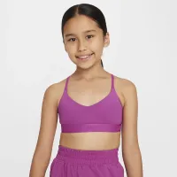 Nike Indy Girls' Sports Bra цвет фиолетовый