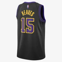 Los Angeles Lakers City Edition мужские Nike Dri-FIT NBA Swingman Jersey цвет черный