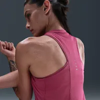 Nike Swift жіноча Dri-FIT Running Tank Top колір фіолетовий