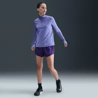 Nike Tempo жіноча Dri-FIT Mid-Rise Brief-Lined Running шорти колір фіолетовий