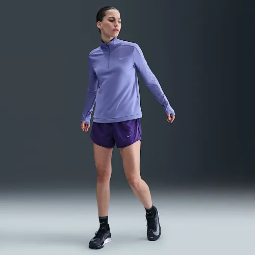 Nike Tempo жіноча Dri-FIT Mid-Rise Brief-Lined Running шорти колір фіолетовий