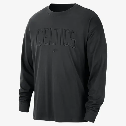 Boston Celtics Courtside Premium Essential мужские Nike NBA Long-Sleeve футболка цвет черный