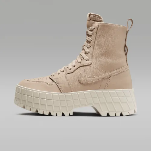 Nike Air Jordan 1 Brooklyn женская Boots цвет коричневый