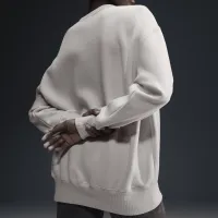 Nike Sportswear Phoenix Fleece жіноча оверсайз Crew-Neck світшот колір коричневий