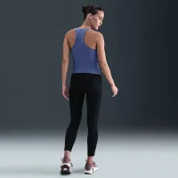 Nike One жіноча З високою талією 7/8 лосіни колір чорний