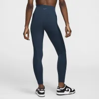 Nike One Wrap женская С высокой Талией 7/8 лосины синий