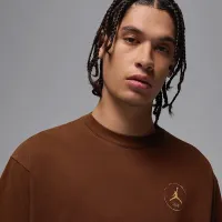 Nike Jordan x SoleFly чоловічі футболка колір коричневий