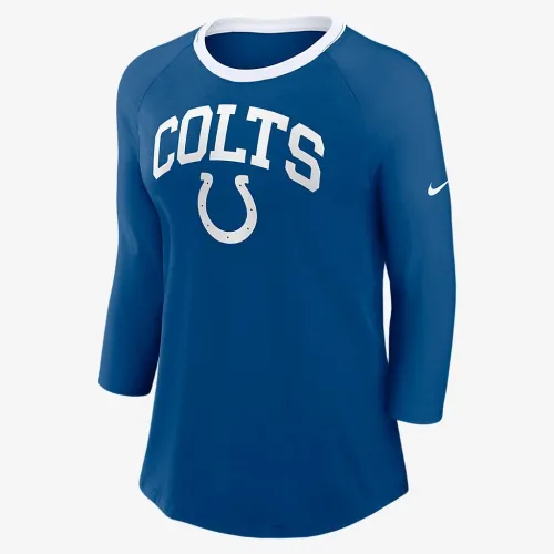 Indianapolis Colts женская Nike NFL 3/4-Sleeve футболка синий