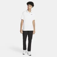 Nike Dri-FIT Tour мужские Solid для гольфа Polo цвет белый