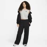 Nike Sportswear Club жіноча Sleeveless Cropped Top колір сірий