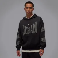 Nike Jordan Brooklyn мужские Collegiate Pullover Толстовка с капюшоном цвет черный