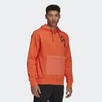 Кофта/футболка adidas Essentials BrandLove Fleece Толстовка з капюшоном HL9385 - помаранчева