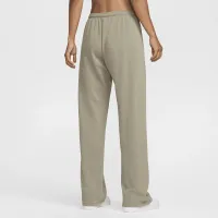 Nike Sportswear Chill Terry женская Mid-Rise French Terry Open-Hem Sweatpants цвет зеленый