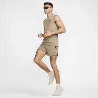 Nike мужские Dri-FIT Sleeveless Running футболка цвет коричневый
