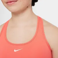 Nike Swoosh Girls' Sports Bra Orange