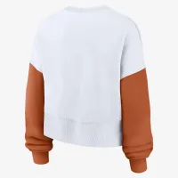 Texas Longhorns Primetime жіноча Nike College Pullover Crew колір білий