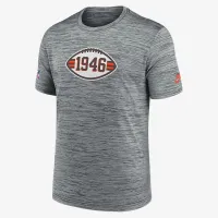 Cleveland цвет коричневыйs Sideline Velocity мужские Nike Dri-FIT NFL футболка цвет серый