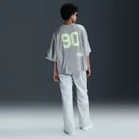 Nike Sportswear Street жіноча оверсайз Short-Sleeve Graphic Jersey колір сірий