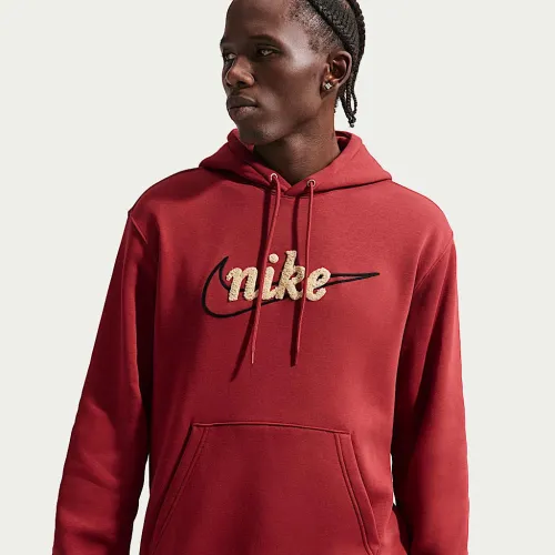 Nike Sportswear Club чоловічі Fleece Толстовка з капюшоном колір червоний