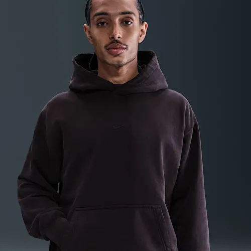 Nike Solo Swoosh чоловічі French Terry Pullover Толстовка з капюшоном колір чорний