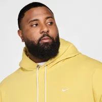 Nike Solo Swoosh чоловічі Fleece Pullover Толстовка з капюшоном Yellow