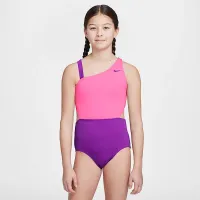 Nike Swim Big детские (Girls') Asymmetrical Monokini Pink