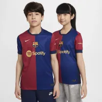 FC Barcelona 2024/25 Stadium Home Big детские Nike Dri-FIT Soccer Replica Jersey синий