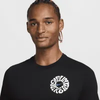 Nike чоловічі Dri-FIT Running футболка колір чорний