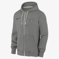 Los Angeles Angels Authentic Collection Travel мужские Nike Dri-FIT MLB Full-Zip Толстовка с капюшоном цвет серый